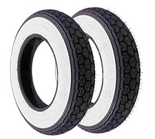 Continental White Wall Tyre K62 3.50x10 TL 59J reinforced (2 Tyre Deal)