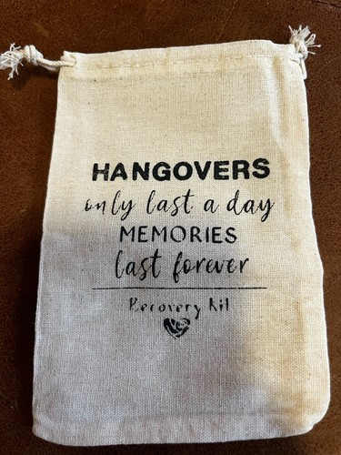 Hen party hangover pouches - hen,