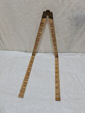 Vintage Rabone Chesterman No 1167 Folding ruler  with brass   36 inch    Ruler.