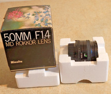 Minolta 50mm f1.4 MD Rokkor