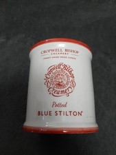 Cropwell Bishop Creamery Blue Stilton Cheese Ceramic Jar
