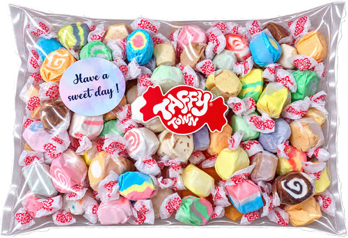 Salt water taffy have sweet - taffy, 'have