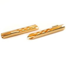 12x BFA Banana Plugs Gold Plated Solder Type Sawtooth Speaker Cable Connectors