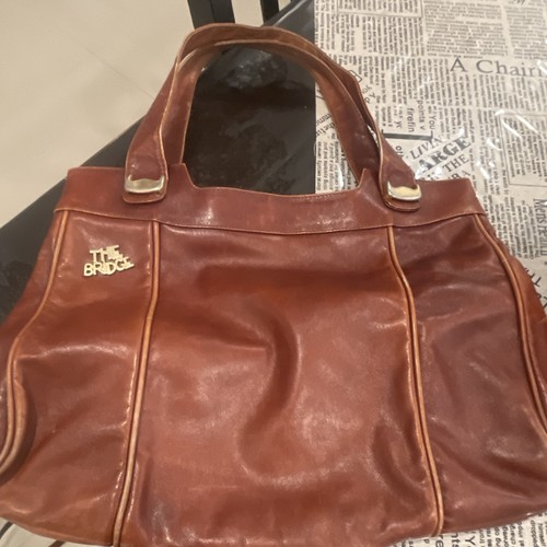 The bridge brown tote - bridge, zip