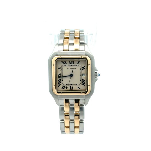 Cartier steel and yellow - and,