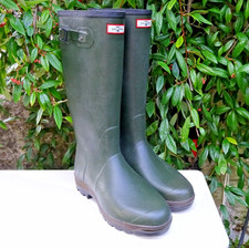Vintage Hunter Galloway Neoprene Size 12 Wellington Boots Made in Scotland