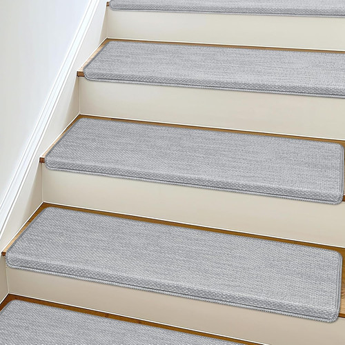 Bullnose carpet stair treads - carpet,