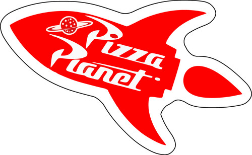Pizza planet rocket - planet,