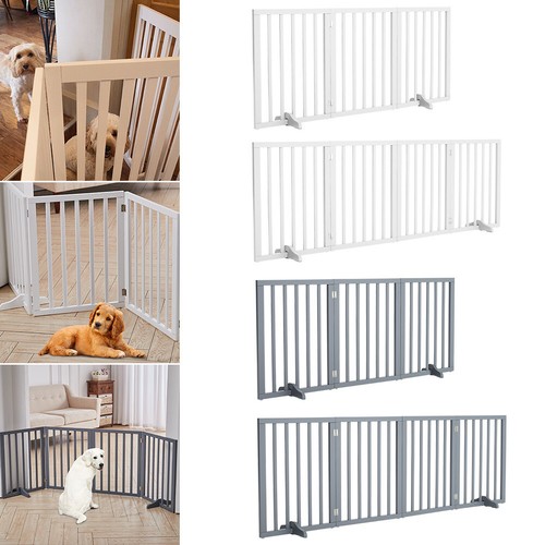 Folding pet gate wooden - folding, dog
