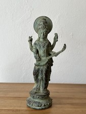 Old Bronze Statue, Hindu goddess Saraswati