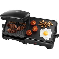 George Foreman 10 Portion Large Family Health Grill and Griddle Non-Stick, 23450