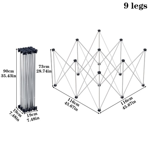Folding workstand spider - workstand,