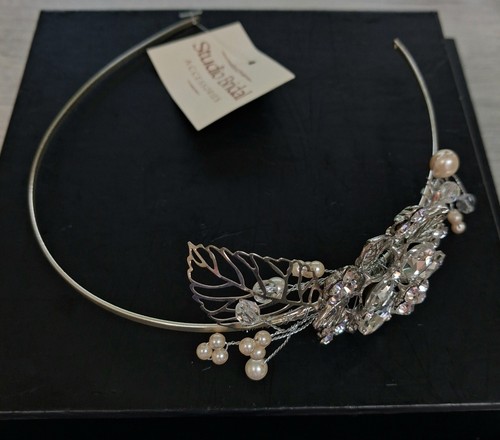 Vintage silver diamanté - silver,