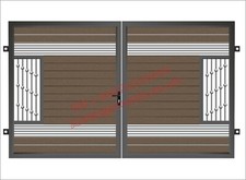 DRIVEWAY GATES / COMPOSITE WOOD GATE / METAL GATE/ BI FOLD GATES/ SLIDING GATE 