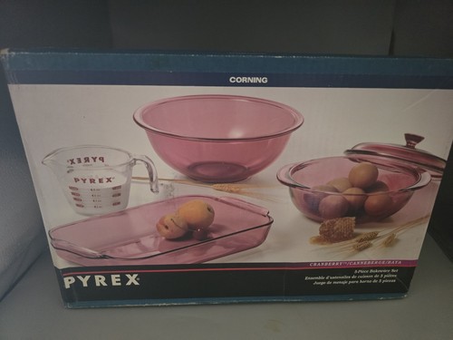 Vintage pyrex cranberry - vintage,