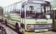 35mm Bus Slide (Original) Greenline B262KPF TP62 Route 706 c1987