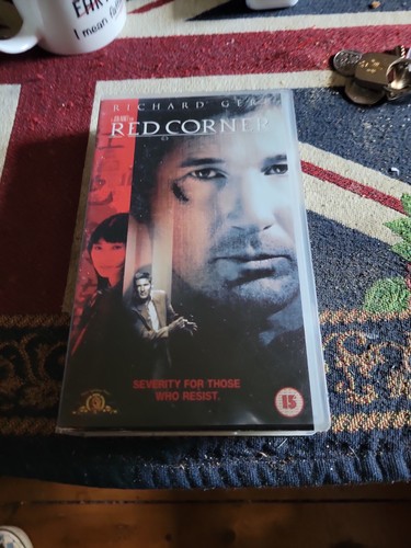 Red corner vhs video big - red,