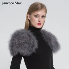 Genuine Ostrich Feather Bolero
