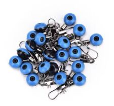 10 x LEGER FEEDER PELLET WAGGLER LINK SNAP SWIVELS BEADS 