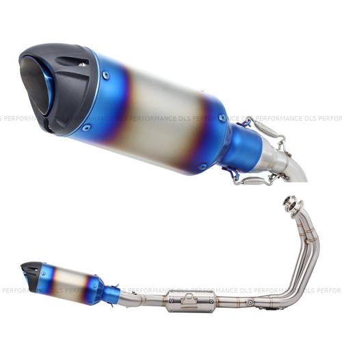 Exhaust for suzuki gsx8s blue - suzuki,