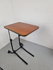 Over Bed Table Height Adjustable Mobile Hospital Overbed Aid Chair Laptop Tray .