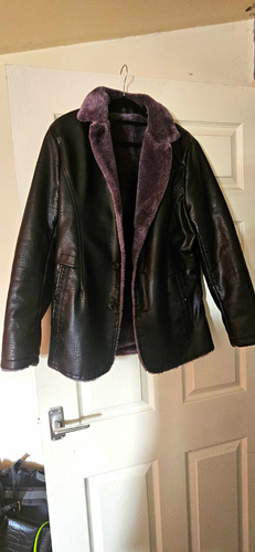 Ladies black faux shearling - ladies,