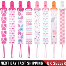 8 Dummy Clips Hearts Baby Boy