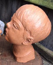Vintage Studio art pottery boy