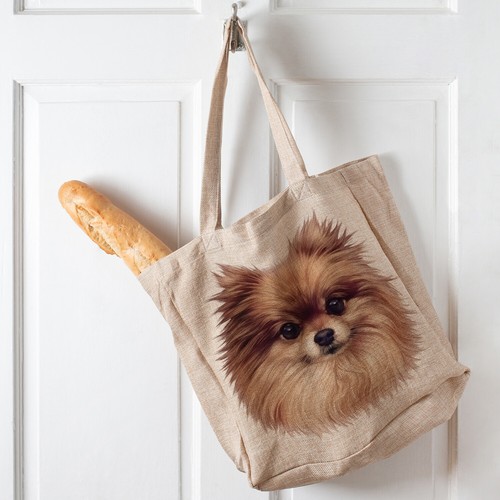 Pomeranian shopping bag dog - pomeranian,