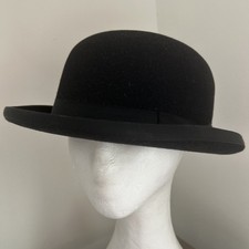 Olney Black 7 & 1/4 Bowler Hat