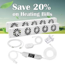 Energy Saving Radiator Fan Booster Set Fans Heat Output Saves & Improves Home UK