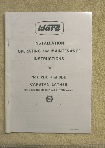 Ward 2db 3db - 3db, lathe