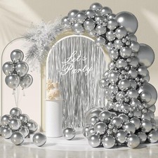 Foil Curtain Balloons Garland Birthday Wedding Party Baby Shower Decoration