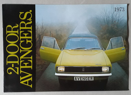 Hillman avenger brochure 1973 - hillman,