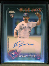 2024 Topps Chrome DAVIS SCHNEIDER rookie RC autograph AUTO mlb record breaker