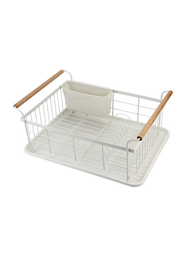 Dish drainer rack - rack, white