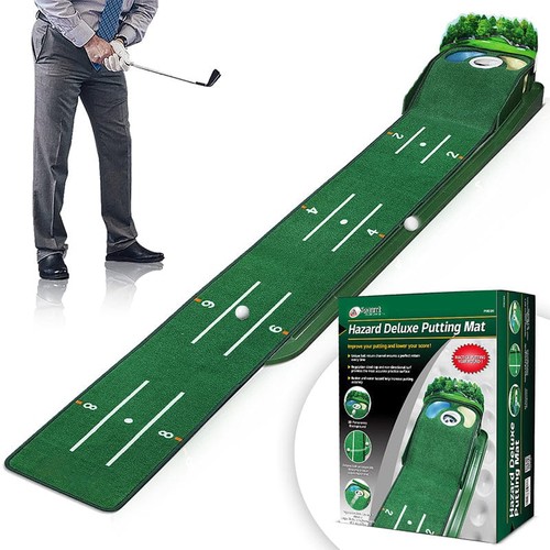 Golf putting mat - ,