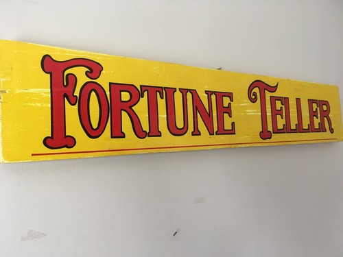 Hand painted sign fortune -  hand,