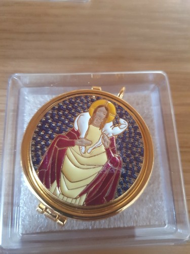Brass pyx come holy - brass,
