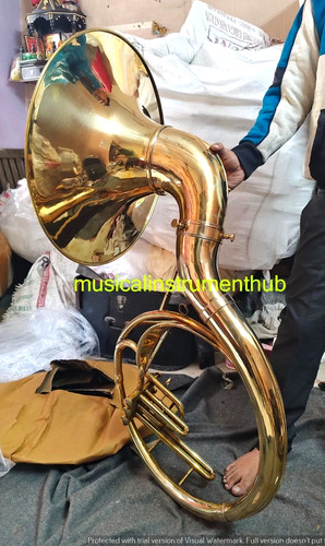 Sousaphone bell made of - made,