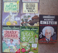 Horrible Histories/Science Dead Famous Set of 5 Books Paperback Job Lot Bundle