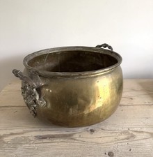 Large Vintage Ornate Brass