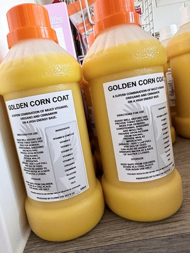 Golden corn coat - coat, racing