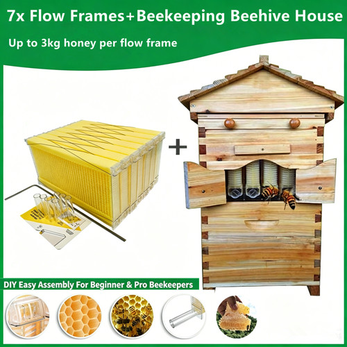 Auto flow cedar beehive kit - flow, 7