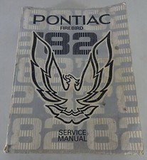 Workshop Manual / Repair Manual Pontiac Firebird Stand 1982