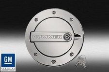 DefenderWorx Hummer H3 & H3T Billet Chrome Locking Fuel Door