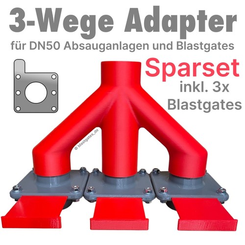 Adapter incl x blastgate - incl.,