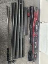 16 M Tri Cast Excellence Pole  , 10ft feeder , pellet waggled rod , pole rollers