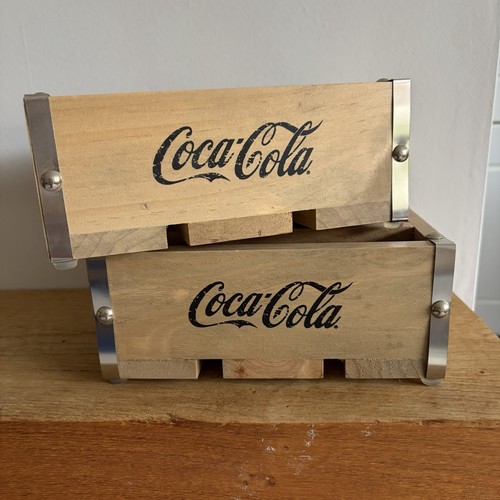 Vintage style coca cola - style, wooden