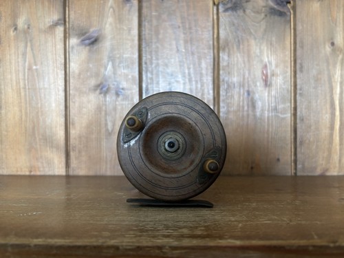 Vintage wooden fishing - vintage, reel